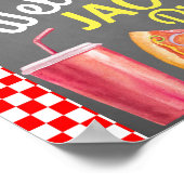 ピザパーティーウェルカムサイン ポスター (角)