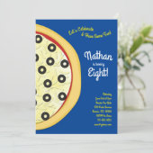 ピザパーティーオリーブピザ 招待状 (スタンド正面)