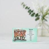 ピザパーティーカード 名刺 (スタンド正面)