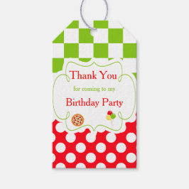 ピザパーティーサンキューギフトラベル ギフトタグ