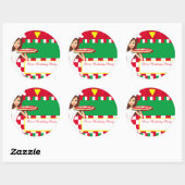 ピザパーティーシール ラウンドシール (シート)