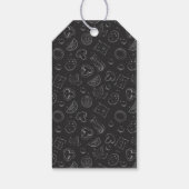 ピザパーティースライスのパイメッセージカード ギフトタグ (裏面)