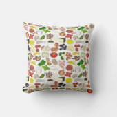 ピザパーティートッピングイタリアンフードピッツェリアパイ クッション (正面)