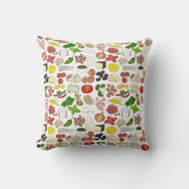 ピザパーティートッピングイタリアンフードピッツェリアパイ クッション