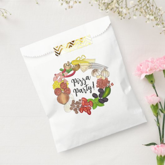 ピザパーティートッピングイタリアンフードピッツェリアパイ フェイバーバッグ (封をした状態)