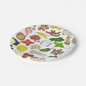 ピザパーティートッピングイタリアンフードピッツェリアパイ ペーパープレート (アングル)