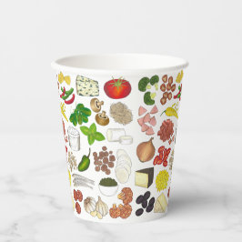 ピザパーティートッピングイタリアンフードピッツェリアパイ 紙コップ