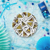 ピザパーティーパターンプレート ペーパープレート (パーティー)