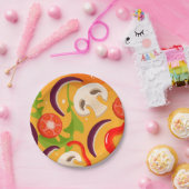 ピザパーティーピザのディナーピクニック ペーパープレート (パーティー)