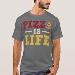 ピザパーティーピザはライフピザシェフ Tシャツ
