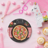 ピザパーティーピザ夕食のピクニック ペーパープレート (パーティー)