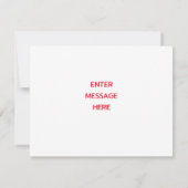 ピザパーティーフラットサンキューカード サンキューカード (裏面)