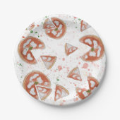 ピザパーティープレート ペーパープレート (正面)