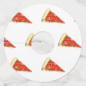 ピザパーティーペパローニチーズニューヨークピッツェリア ワイングラスタグ (正面)