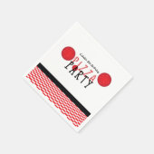 ピザパーティーペペロカスタムニ誕生日パーティナプキン スタンダードカクテルナプキン (角)