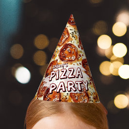 ピザパーティー子供の誕生日 パーティーハット
