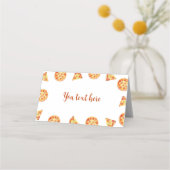 ピザパーティー座席表誕生日 プレイスカード (裏面)