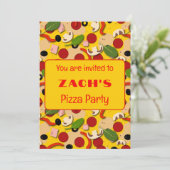 ピザパーティー漫画 招待状 (スタンド正面)