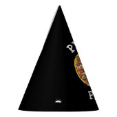 ピザパーティー紙パーティー誕生日帽子 パーティーハット (左)