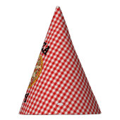ピザパーティー紙パーティー誕生日帽子 パーティーハット (右)