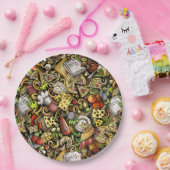 ピザパーティー紙プレート ペーパープレート (パーティー)