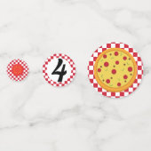 ピザパーティー紙吹雪テーブルデコ コンフェッティ (裏面)