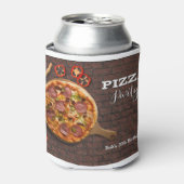 ピザパーティー誕生日アダルトゲストギフト 缶クーラー (缶正面)