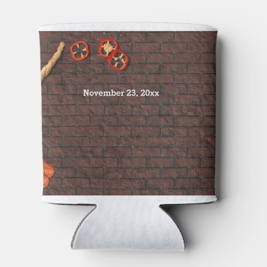 ピザパーティー誕生日アダルトゲストギフト 缶クーラー (裏面)