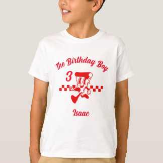 ピザパーティー誕生日キッズTシャツ Tシャツ