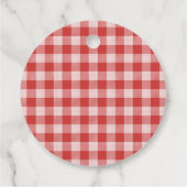 ピザパーティー誕生日サンキューメッセージカード フェイバータグ (裏面)