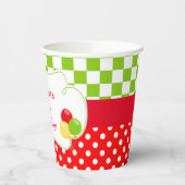 ピザパーティー誕生日パーティー 紙コップ (左)