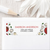 ピザパーティー誕生日住所 シール (インサイチュ)