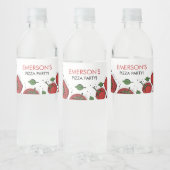 ピザパーティー誕生日 ペットボトルラベル (ボトル)