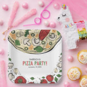 ピザパーティー誕生日 ペーパープレート (パーティー)