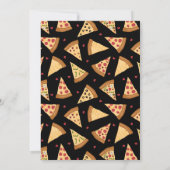 ピザパーティー誕生日 招待状 (裏面)