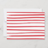 ピザパーティー4th誕生日モダン招待状 招待状 (裏面)