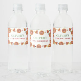 ピザパーティー、おもしろいのスライス ペットボトルラベル