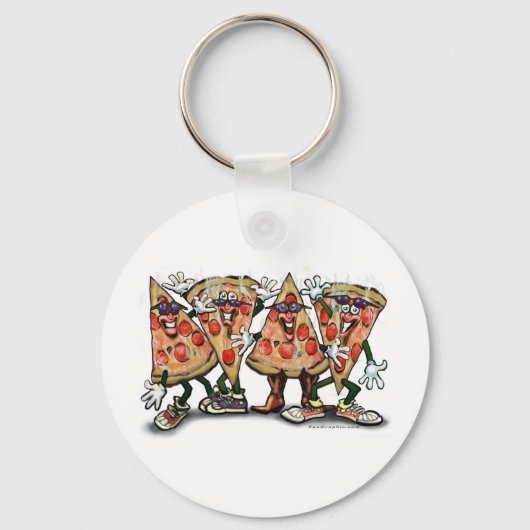 ピザパーティー キーホルダー (正面)