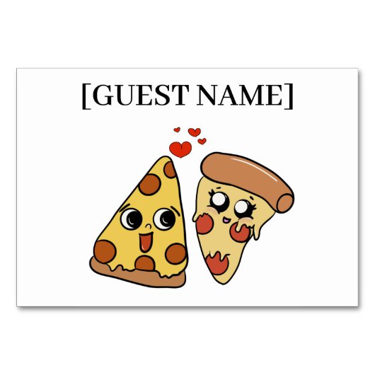 ピザパーティー テーブルナンバー (正面)