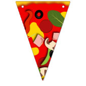 ピザパーティー バンティングフラッグ (第2の旗)