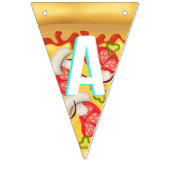 ピザパーティー バンティングフラッグ (第3の旗)