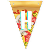 ピザパーティー バンティングフラッグ (第2の旗)