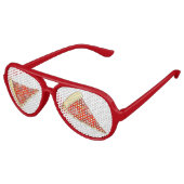 ピザパーティー!ペペローニチーズパイスライスピッツェリア アビエーターサングラス (アングル)