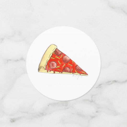 ピザパーティー!ペペローニチーズパイスライスピッツェリア コンフェッティ (スモール正面)