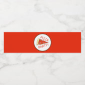 ピザパーティー!ペペローニチーズパイスライスピッツェリア ペットボトルラベル (シングルラベル)