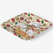 ピザパーティー ペーパープレート (傾斜あり)