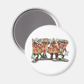 ピザパーティー マグネット (正面/裏面)