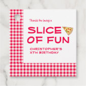 ピザパーティー 子供 誕生日 フェイバータグ (正面)
