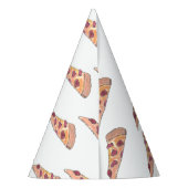 「ピザパーティー」帽子 パーティーハット (裏面)