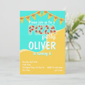 ピザパーティー 招待状 (スタンド正面)